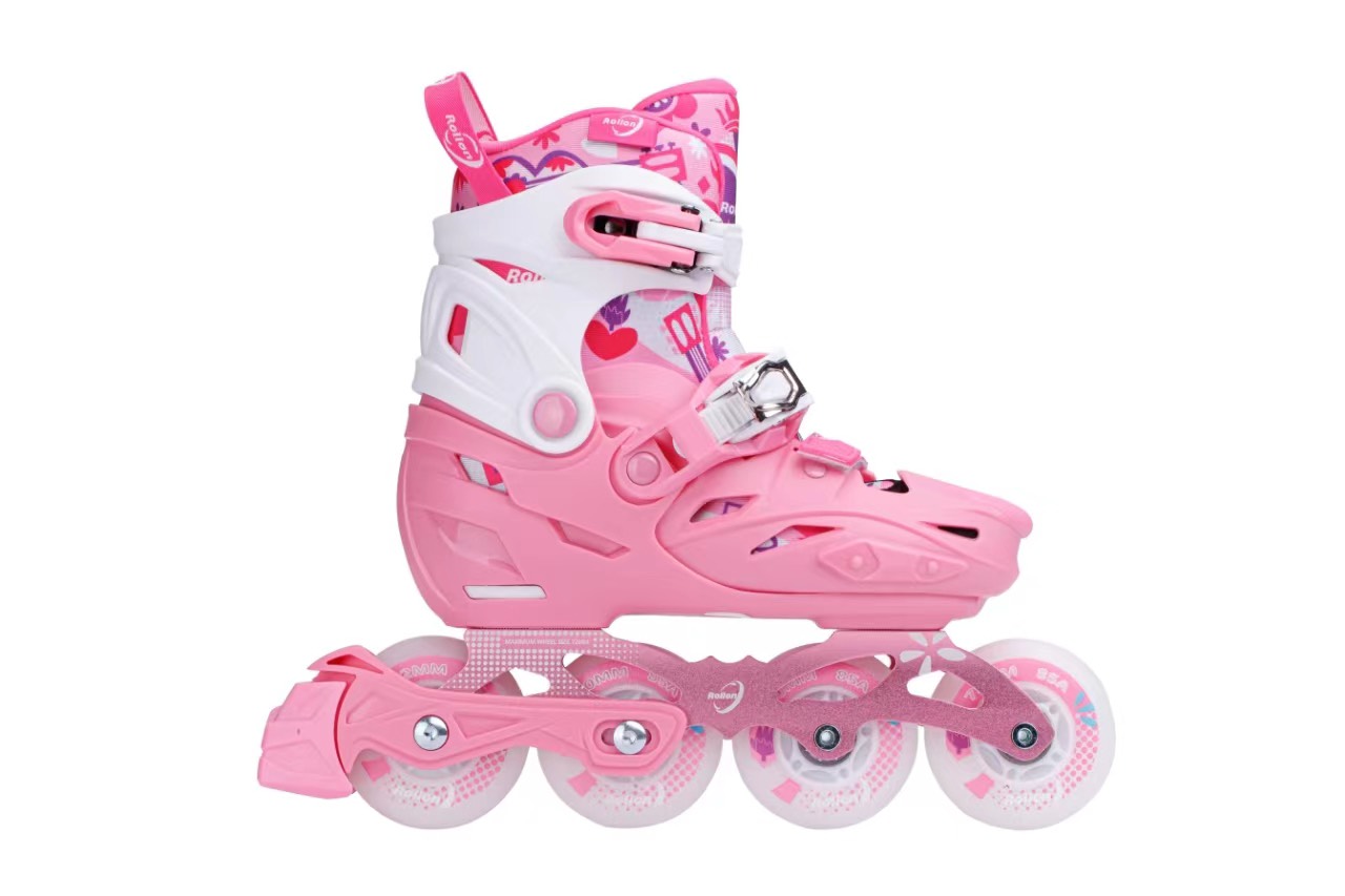 Giầy patin Rollon R8 (LED) Màu Xanh